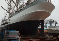 Mars 2024 : Le Français est en chantier pendant trois semaines à Concarneau