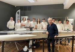 Avant de prendre leur envol, ils sont allés naviguer à bord du Français