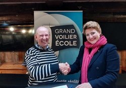 La SNCF vient de reconduire son partenariat-mécénat avec Grand Voilier École